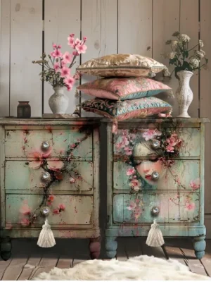 S244 Ethereal Floral Portrait - S244