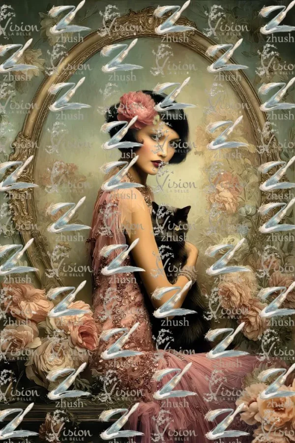 S3 319 02 Art Deco Flapper - S3 319