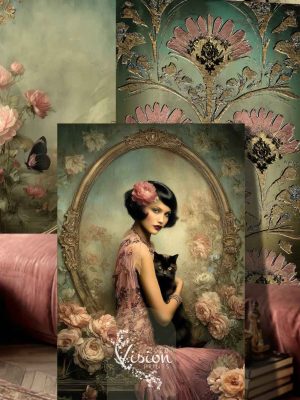s3 319 Art Deco Flapper - S3 319
