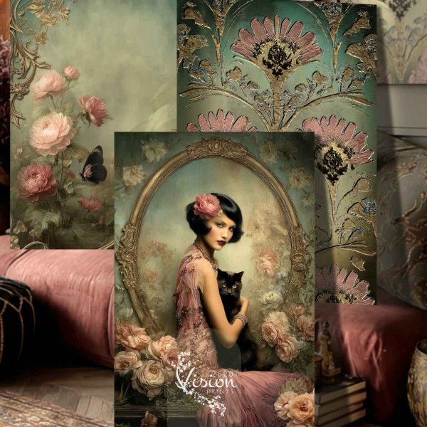 s3 319 Art Deco Flapper - S3 319