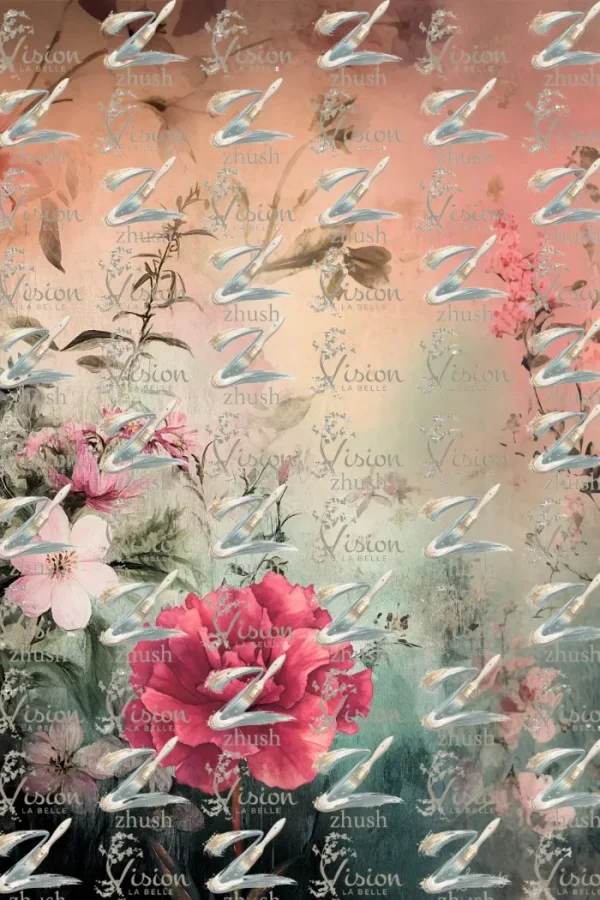 Hummingbird Floral Diptych - S210