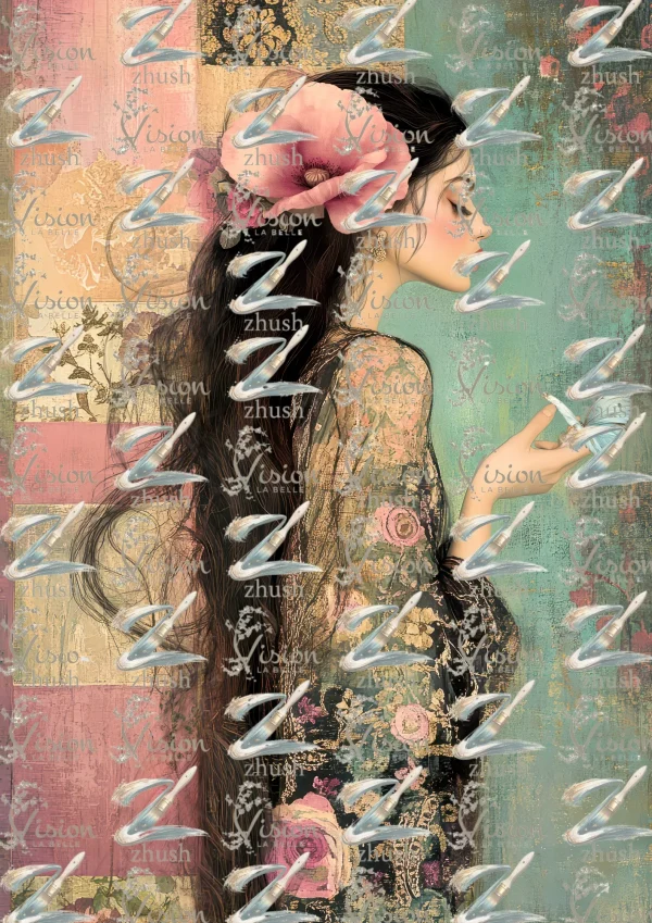 S375L Boho Horse Portrait - S375